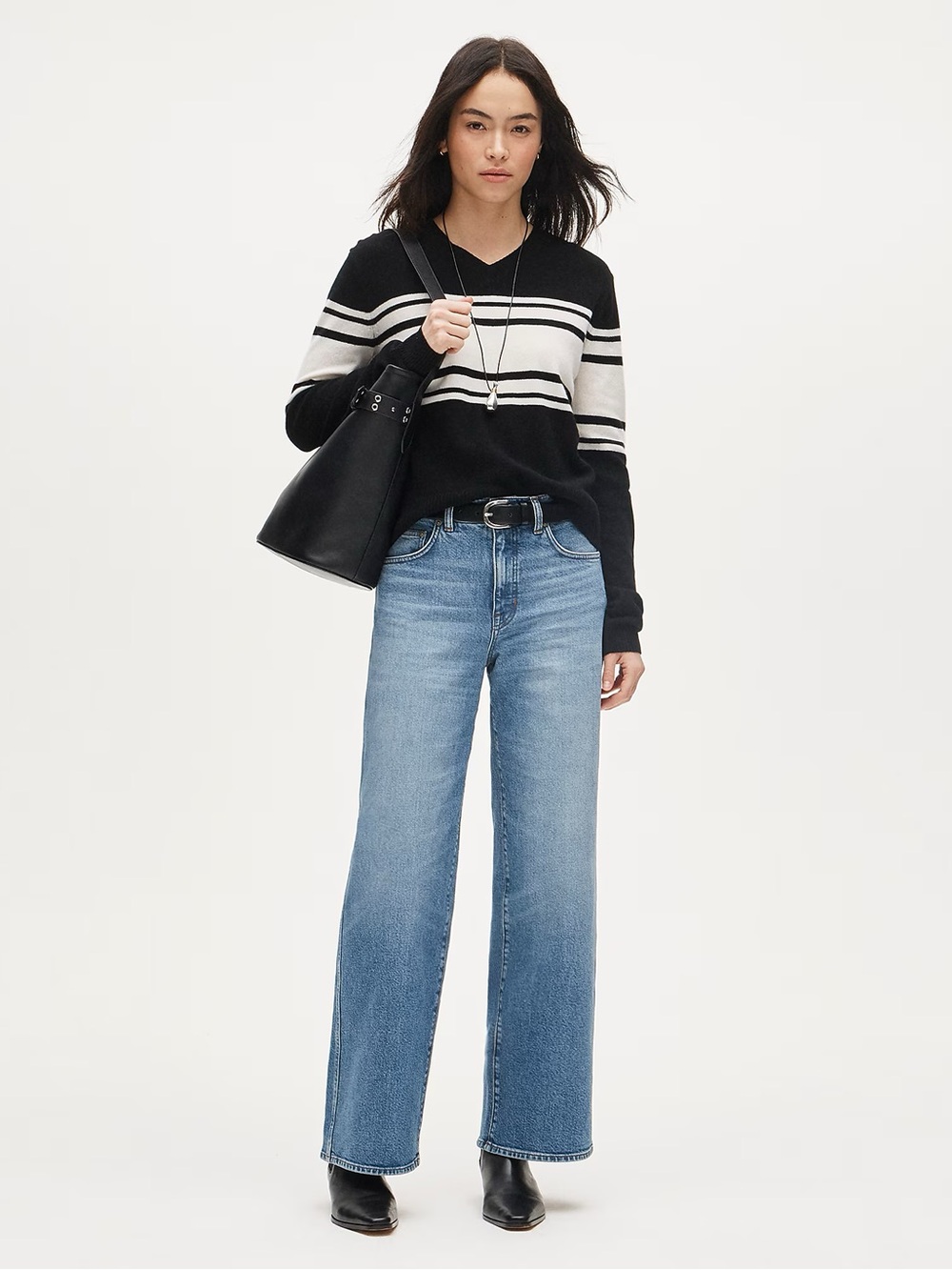 J. Crew Light Blue Wide-Leg High-Rise Jeans - Picture 2 of 5